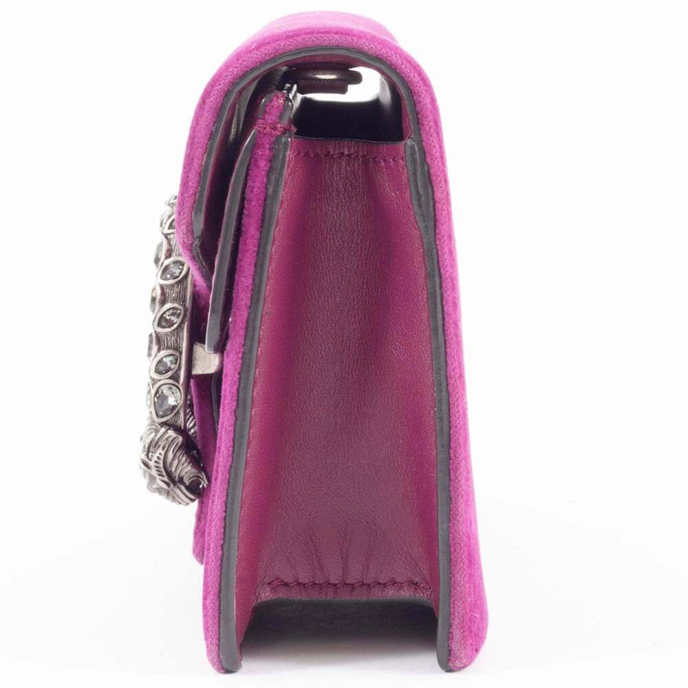 GUCCI Purple Leather Shoulder Bag - Picture 5 of 16